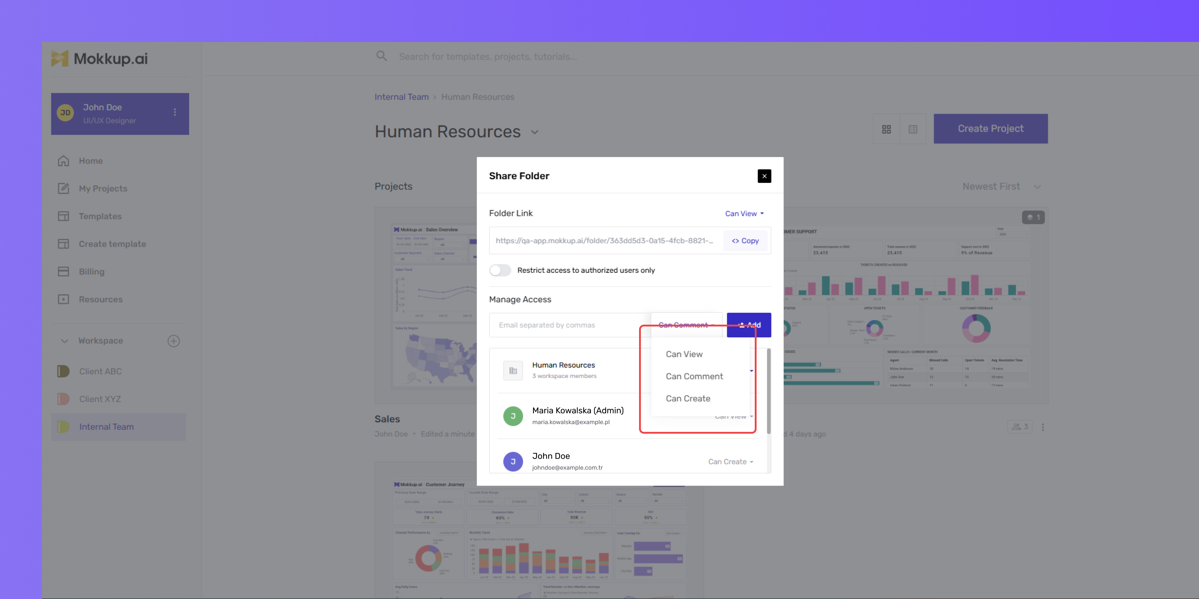 Pro Users- Permissions & Sharing