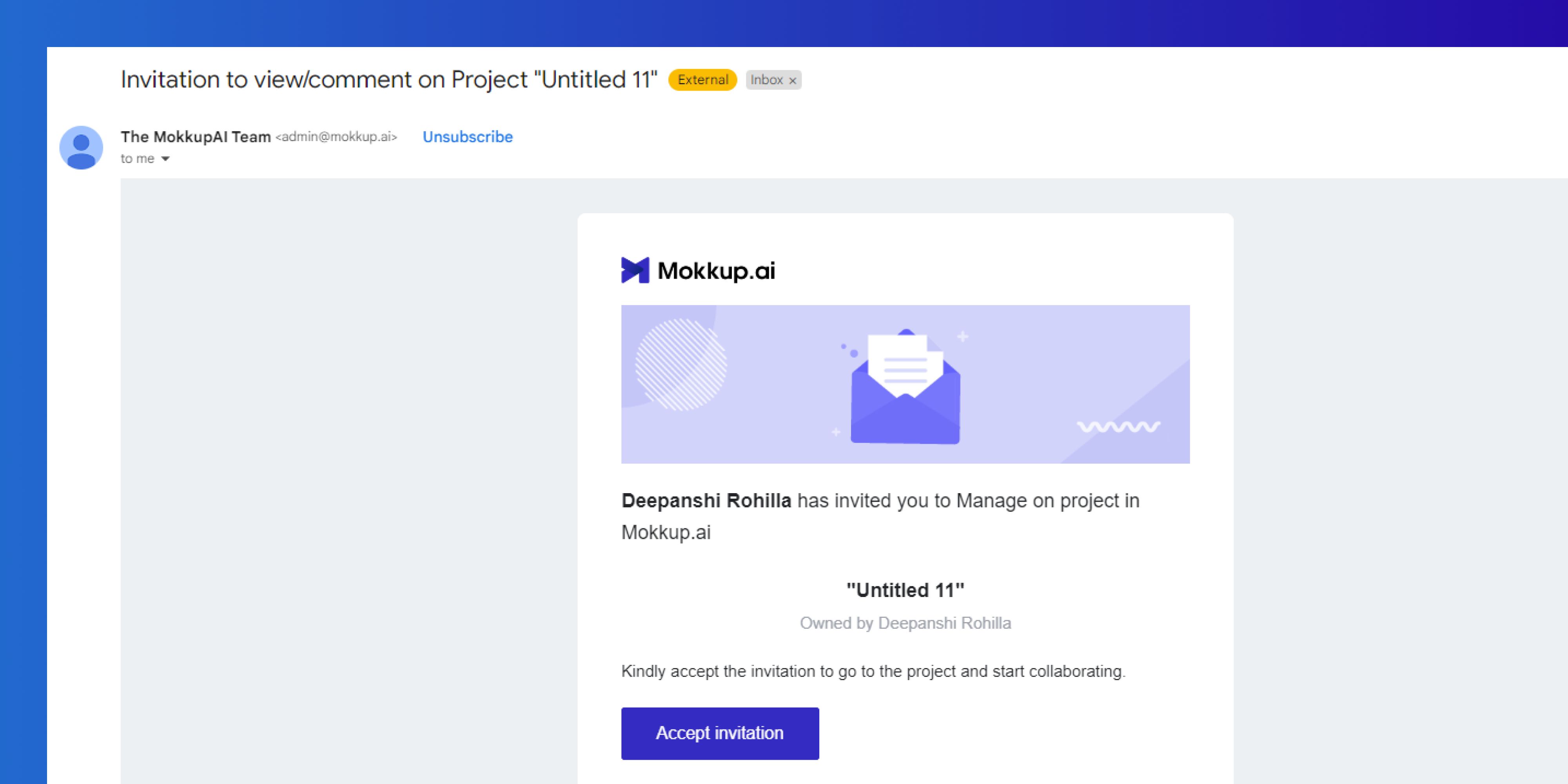 Email Invite