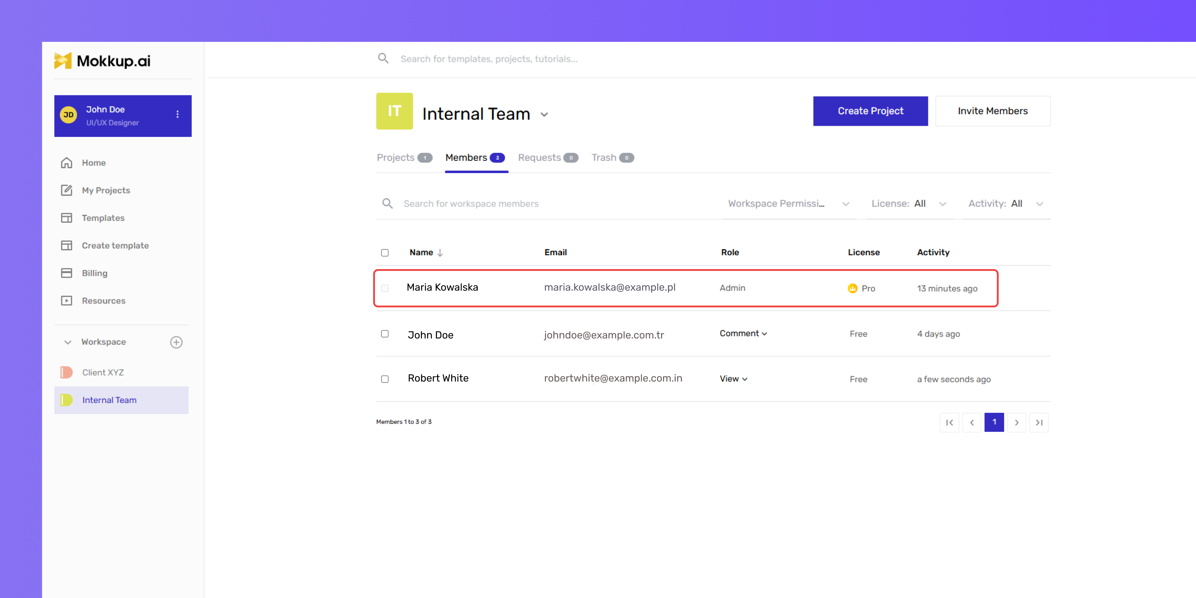 Workspace Admins