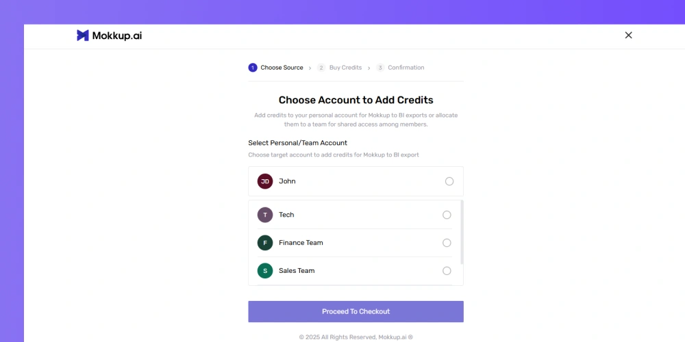 Choose Your Account